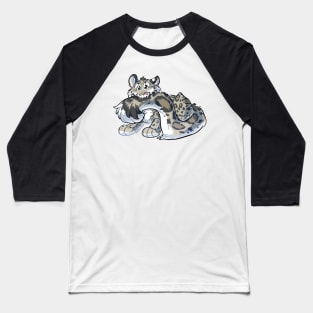 Snow Leopard Homph Baseball T-Shirt